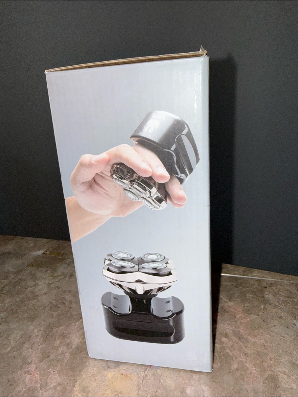 Skull Shaver Pitbull Silver PRO Men’s 4-Head Rotary Shaver Cordless Wet/Dry - Picture 5 of 7